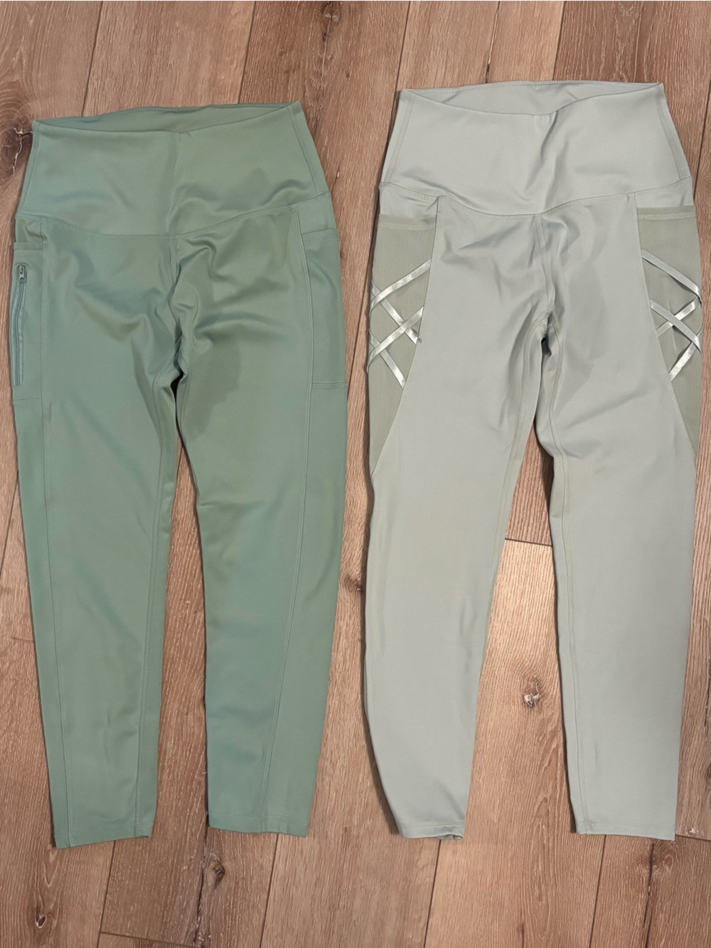 Leg end Leggings Bundle in Sage and Mint Green
